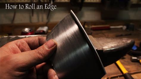 how to roll the edge of sheet metal|elbow edge roll.